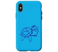 Water Turtle Boy Teenager Chewing Bubble Gum divertente Cappy Cap Custodia per iPhone X/XS