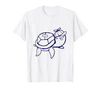 Water Turtle Boy Teenager Chewing Bubble Gum divertente Cappy Cap Maglietta