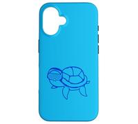 Water Turtle DJ Fun Musica Ascolta Cuffie Cool Occhiali Club Custodia per iPhone 16