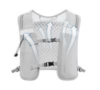 Water Vest, 4 l Running Hydration Backpack, Regolabili Chest Straps & Built in Phone Holder Reflective Running Backpacks for Cycling, Camping, Trail Run, Jogging, Racing