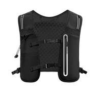 Water Vest, Running Pack, Lightweight Hydration Backpack with Adjustable Chest Straps, Reflective Bladder Gear for Mens Activities, Trail Racing, Cycling 14,17 x 11,81 x 1,18 pollici