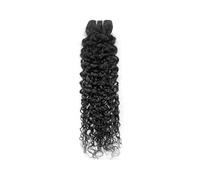 Water Wave Human Hair Bundles 12A Wet and Wavy | Double Weft, Wet and Wavy, Can Be Dyed & Bleached,100g Each, Natural Black(20inch)