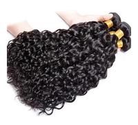 Water Wave Human Hair Bundles for Women,Curly Raw Virgin Hair Unprocessed hair Bundle Quick Weave(24 26 28 30)