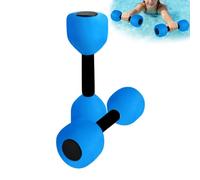 Water Weights - 2 Pieces Bright High-Density EVA Fitness Tool | Aqua Fitness Exercise Dumbbells | for Adults Teen Family Wife Husband, Pool Aerobics, Blue Green, 2-Pack