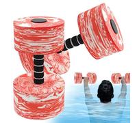 Water Weights Dumbbells | Aquatic Floating Barbell For Workout | Waster Training Dumbbells - For Fitness Exercise Home Gym Apartment Pond Lake Men Women