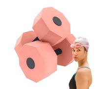 Water Weights Dumbbells - Lightweight Aerobics Equipment | 1 Pair Foam Pool Weights For Pool Exercise | High Density Water With Handle Strip Training Esercise Barbells For Gym Yoga Swimming