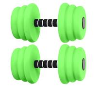 Water Weights Exercise, Dumbbell Pool Fitness Equipment, 10.83x5.91 Inches 2 Pieces Lightweight Floating, Resistance Strength Training, Recovery Workouts for Men Women Adults Use