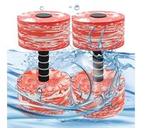 Water Weights For Pool Exercise - EVA 27.5x15cm | Floating Aquatic Dumbbells High Density Barbell Set | Water Aerobics Fitness Equipment For Home Gym Lake Outdoor Training Use
