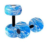 Water Weights, Pool Exercise Dumbbells, 27 cm, Aquatic Strength Training Gear, Lightweight Foam Costruzione, impugnatura ergonomica per Swim Spa Gym Home Workout Travel