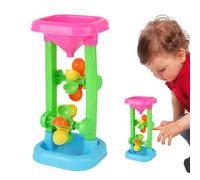 Water Wheel Toy - Sabbia | Interactive Beach Wheel Tower | Double Sand | Ruota rotante eccitante perfetta per sandbox divertenti giochi estivi nuoto e giochi all'aperto per ragazzi e ragazze