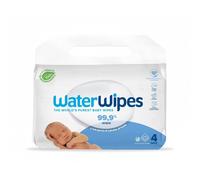 Water Wipes Salviettine Biodegradabili per Bambini, 4 x 60 salviettine