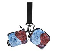 Water Yin e Yang Tai Chi Portamonete da Donna Porta Carte Piccolo Portatile Cerniera Portafoglio da polso con Cerniera Tasca per Monete per le Signore 2 Pz monedero Porta tarjetas para Mujer
