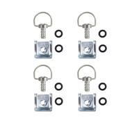 WATERBELINE Anelli a D da 1/4, a sgancio rapido per moto, elementi di fissaggio da 1/4 di giro, 14 mm, 19 mm, anelli a D, viti di fissaggio per carenatura da corsa