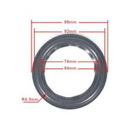 WATERBELINE Anelli per altoparlanti da 1,2/12/15/16,5/20/25/25/12", in schiuma, per subwoofer e woofer, migliorano il suono per dispositivi portatili