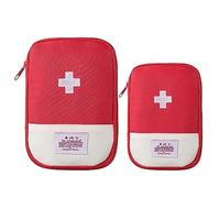 WATERBELINE borsa da viaggio vuota per pronto soccorso da 2 pezzi Borsa medica portatile per aiuti vuoti,borsa per il trasporto di medicinali vuota Borsa per la conservazione dei kit di emergenza