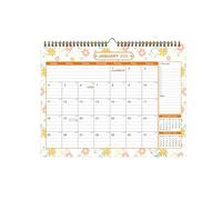 WATERBELINE Calendario da parete 2026-2027, con blocchi giornalieri sfoderati, 18 mesi dal 2026 al giugno 2027, per casa e ufficio, 43 x 30,5 cm