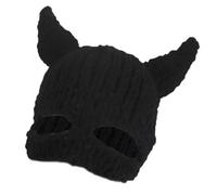 WATERBELINE Cappello a mezza copertura per donne e uomini, alla moda, lavorato a maglia, cappello invernale caldo antivento cappello in maschera accessori per feste