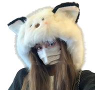 WATERBELINE Cappello con orecchie di gatto, cappello invernale da donna con orecchie di gatto, accessorio invernale per ragazze, accessorio alla moda invernale