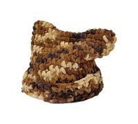 WATERBELINE Cappello da indossare, cappello con teschio per attività di Halloween, cappello all'uncinetto con orecchie pullover, cappello per cosplay, gattino, cranio, berretti anni 2000