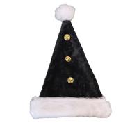 WATERBELINE Cappello da indossare con campane, copricapo in peluche spesso, colore bianco, per feste di Natale, travestimenti e cosplay