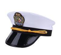 WATERBELINE Cappello da marinaio, cappello da marinaio, cappello di sicurezza grande per aerei, cappello da capitano aviazione per abiti alla moda