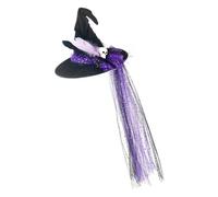 WATERBELINE Cappello da strega, cappello da strega per bambini e adulti, per feste di Halloween, cosplay e feste di Halloween