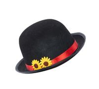 WATERBELINE Cappello per costume di Halloween, da uomo e da donna, cappello da festa per adulti, con nastro di raso, per maghi e carnevali