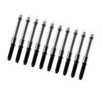 WATERBELINE Confezione da 10 convertitori di inchiostro rotativi standard europei per penna stilografica, meccanismo a spirale, anelli metallici, cartuccia sottovuoto