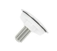 WATERBELINE Copertura per foro lavello in ABS di alta qualità con rivestimento argentato resistente alle macchie e agli urti, per un uso a lungo termine nei lavelli della cucina