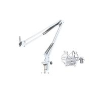 WATERBELINE NB35 - Supporto per microfoni da tavolo, orientabili e MS089SV, colore: Argento