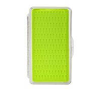 WATERBELINE Scatola per ami da pesca a mosca, con cuscinetto in silicone, trasparente, impermeabile, 2 dimensioni a scelta
