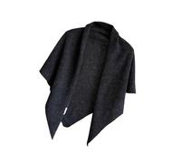 WATERBELINE Scialle invernale di lana per le donne sciarpa triangolare calda involucro oversize copertura cervicale accessorio per clima freddo