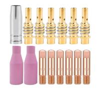 WATERBELINE Ugelli Punte Titolare Accessori Saldatura, MB15 Punte di Saldatura 1.0mm Supporto Torcia Difuser Coppa Schermatura