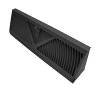 WATERBELINE Ventilatore da pavimento in acciaio da 45,7 cm, design circolare ad alta resistenza, regolabile, pannello rimovibile per la ventilazione domestica