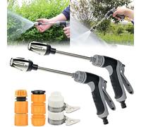 Waterblitz Pressure Washer, 2025 Upgrade High Pressure Washer Gun Powerful Dirt Removal, Waterblitz High Pressure Water Gun, Power Washer Gun for Garden Hose, Time-Efficient (2Set)