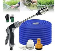 Waterblitz Pressure Washer, 2025 Upgrade Waterblitz High Pressure Washer, Gun Powerful Dirt Removal. with 360° Rotating for Three Spray Modes, with Joints and 15m Telescopic Tube (With 15m pipe)