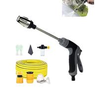 Waterblitz Pressure Washer, High-Pressure Power Cleaner for Standard Garden Hose, 360° Rotatable Nozzle with Multiple Spray Modes, for Car Floor Wall Patio Cleaning, Set B(Set B)