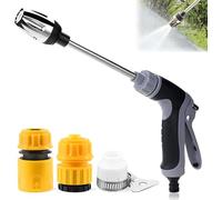 Waterblitz Pressure Washer, High Pressure Water Gun, Portable Washer for Car, Floor, Wall Cleaning, with 360° Rotating for Three Spray Modes (1Pcs)