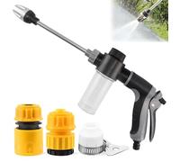 Waterblitz Pressure Washer, High Pressure Water Gun,Various Spray Effects with 360° Rotating,Portable Washer for Car, Floor, Wall Cleaning (1 PCS with foam bottle)