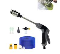 Waterblitz Pressure Washer,Water Blitz Pressure Washer,Power High-Pressure Cleaner for Every Garden Hose,Various Spray Effects with 360° Rotating for Car,Floor,Wall Cleaning (Set C)