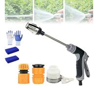 Waterblitz Pressure Washer, Water Blitz Pressure Washer, Various Spray Effects, Portable Washer for Car, Floor, Wall Cleaning,Equipped with Metal Joints and Telescopic Tube (A)