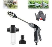 Waterblitz Pressure Washer, Water Blitz Pressure Washer, Waterblitz High Pressure Water Gun, Various Spray Effects, With 360° Rotating for Every Garden Hose (Style D)