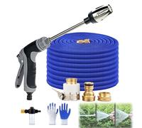 Waterblitz Pressure Washer, Water Blitz Pressure Washer, Waterblitz High Pressures Water Gun, Waterblitzs Hose Nozzle, Turbowasher, With 360° Rotating for Three Spray Modes (#B 7.5M)
