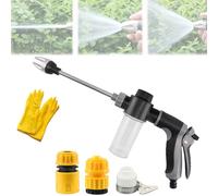 Waterblitz Pressure Washer, Water Blitz, Water Blitz Pressure Washer, with 360° Rotating for Three Spray Modes, Can be Filled with Cleaning Agent (b)