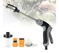 Waterblitz Pressure Washer, Waterblitz High Pressure Water Gun, Various Spray Effects, Household car washing tools, with 360° Rotating, for Car, Floor, Wall Cleaning (B)