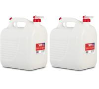 Watercan con valvola brevettata Senza Cluck tanica 10 L / 10 Litri (Confezione da 2)