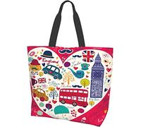 Waterclor Universe Blue Nebula Galaxy Tote Bag Large Casual Borse a spalla da donna Borse della spesa riutilizzabili per lavoro Shopping Viaggi Spiaggia