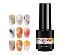 Watercolor Blossom Gel Nail Polish - Blossom Gel Polish | 8ml Natural Long-Lasting Manicure Tools For Girls Handcraft Enthusiast Beginners Manicurist Home Salon Holiday