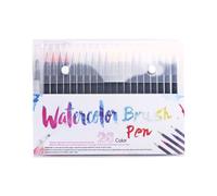 Watercolor Brush Pens - Painting Marker Set | Nylon Tip Art Pens with Smooth Ink Flow, ABS Body with Comfortable Grip, Craft Tools for Journaling, Classroom Projects, Drawing and Coloring