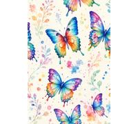 Watercolor Butterfly Pattern Notebooks Collection: Airy Wings of Wonder
